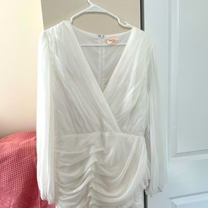Showpo white cocktail dress, size 12